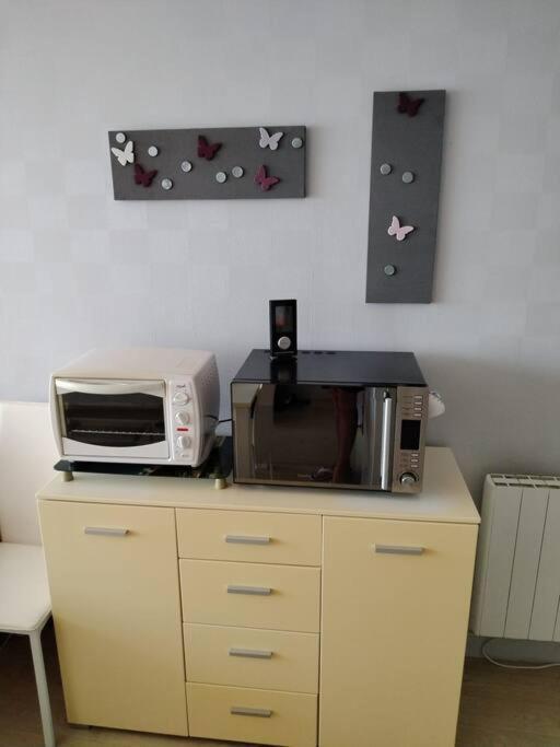Appartement Vue Mer 4 Personnes Les Bains Extérieur photo